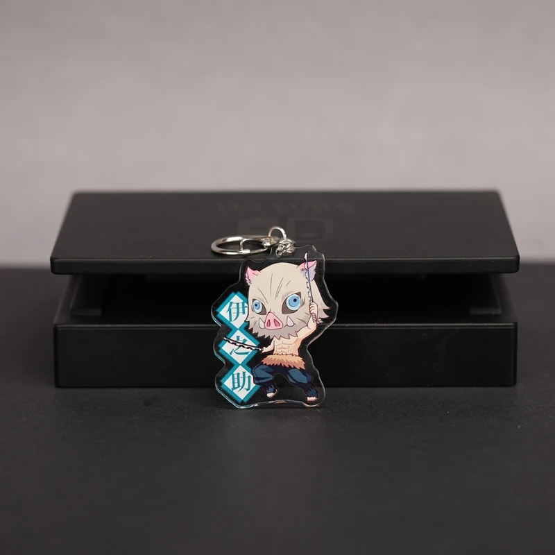 Японского аниме демон Slayer: Kimetsu no Yaiba Kamado Tanjirou косплэй акриловый брелок кольцо для