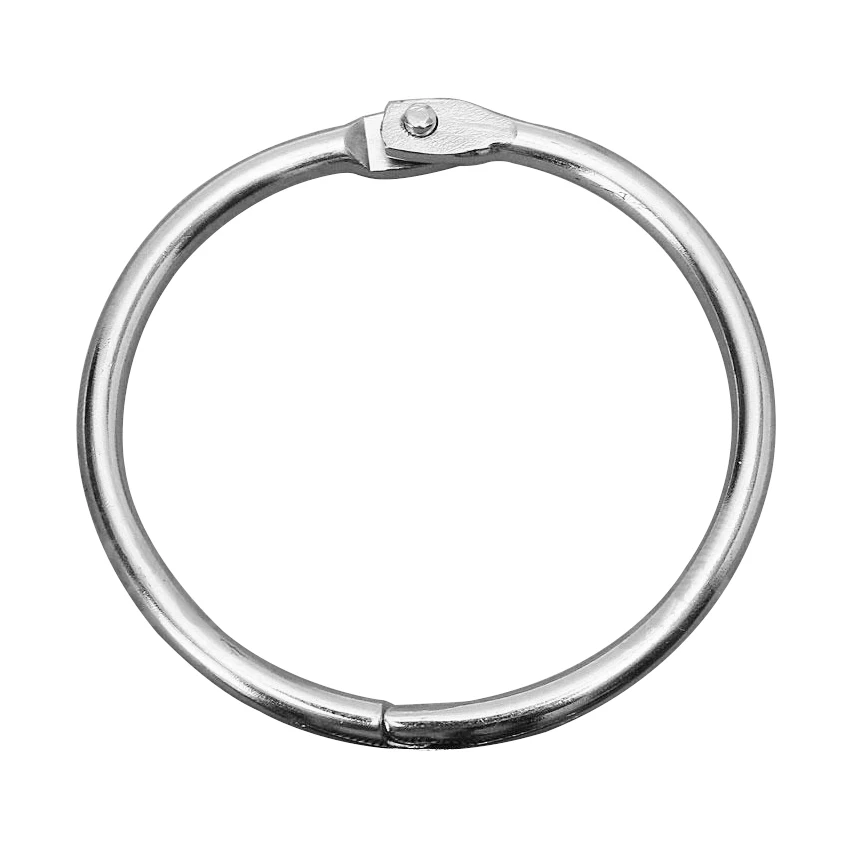 10 Hinged Rings Metal Binder Craft Split Hinge For Scrapbooking Photo Album Card 40X35mm | Канцтовары для офиса и дома