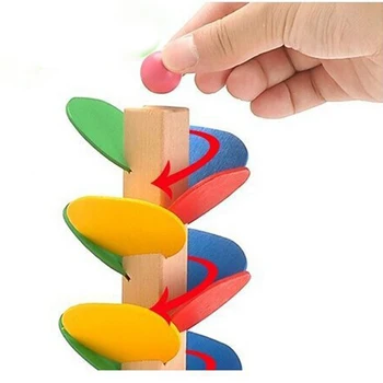 

Baby Kids Children Educational Blocks Wooden Tree Marble Ball Run Track Game Intelligence Smart Baby Toys For Childre
