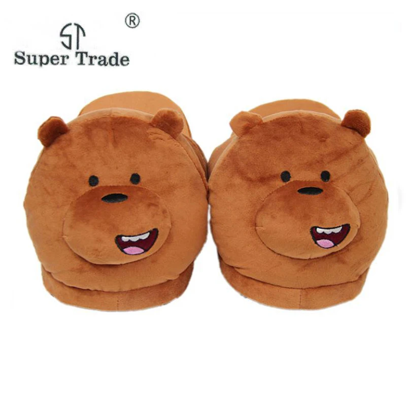 ST SUPER TRADE/зимние домашние тапочки с хлопковой подкладкой плюшевые рисунком