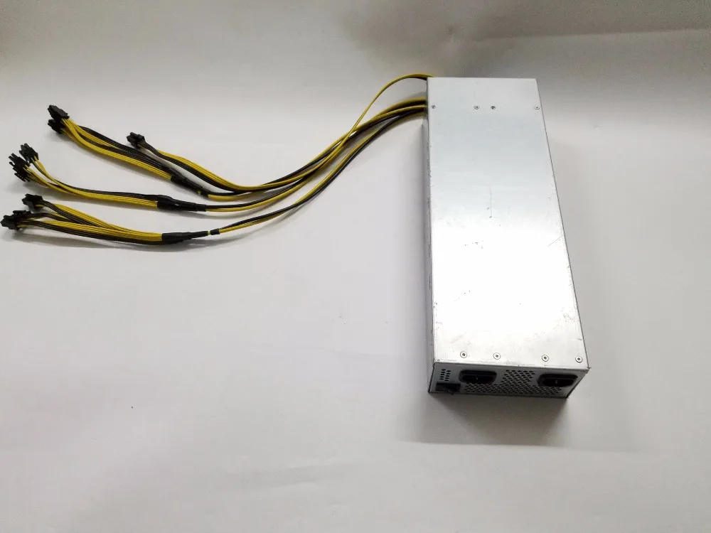 Супер мощный шахтерский блок питания BTC LTC DASH Mining power supply 110 V/220 V 2400W PSU для Antminer S7 S9 D3 L3+ t9+ Baikal X10 Giant-B