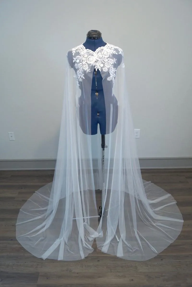ivory-tulle-lace-wraps-appliques-wedding-jacket-bridal-cloak-lace-bridal-cape-for-wedding-dress-custom-made (2)