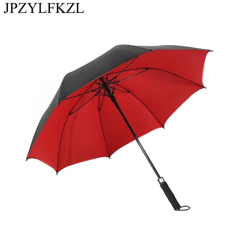 

Golf Umbrella Men Strong Windproof Semi Automatic Long Handle Rain Umbrella Large Man and women's Business Umbrellas Men