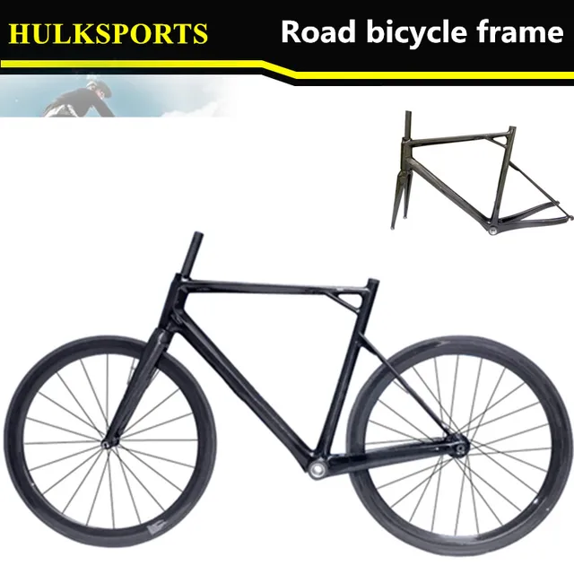 Cheap new full carbon 3K road bike bicycle frame fork seatpost Framset (BB30)