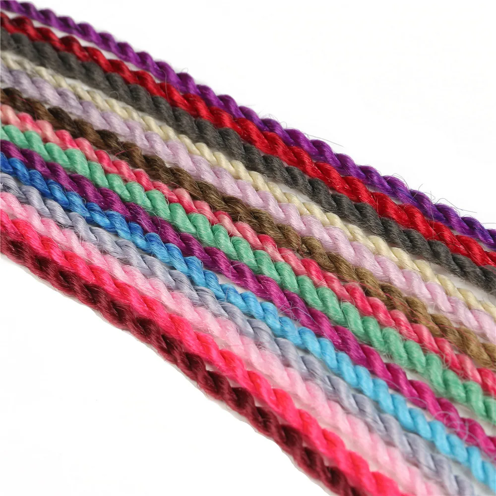 SAMBRAID Ombre Цвет вязанные косы Сенегальские вьющиеся волосы 24 дюймов 30