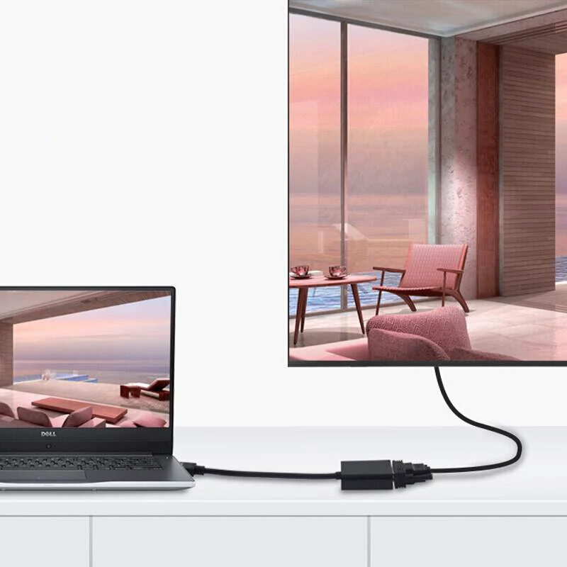 Переходник Rovtop Z2 с HDMI на VGA папа мама 1080P|Кабели VGA| |