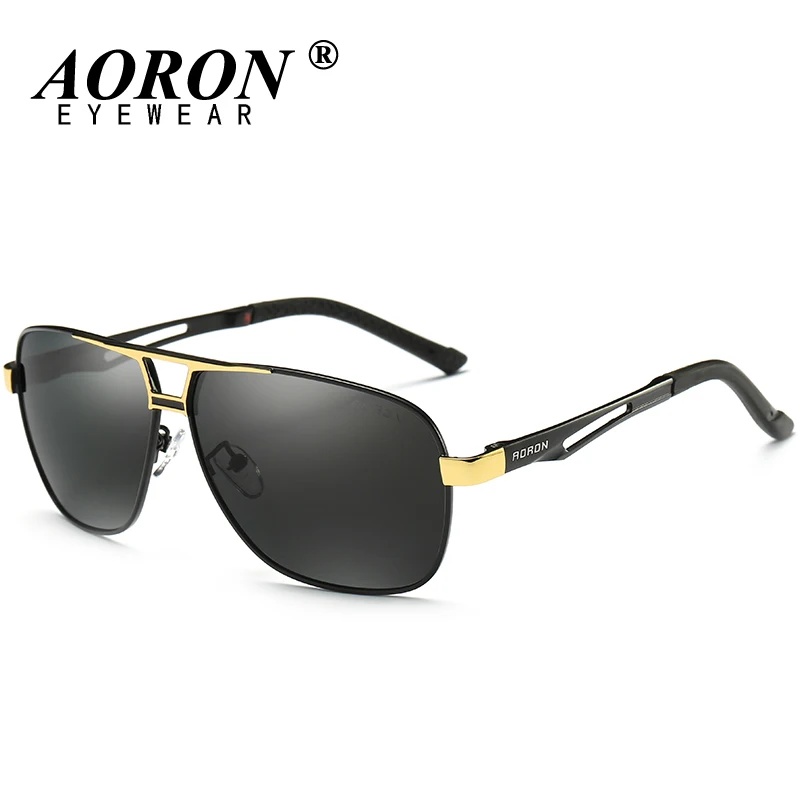 AORON Polarized Sunglasses Mens Luxury Brand LOGO ...