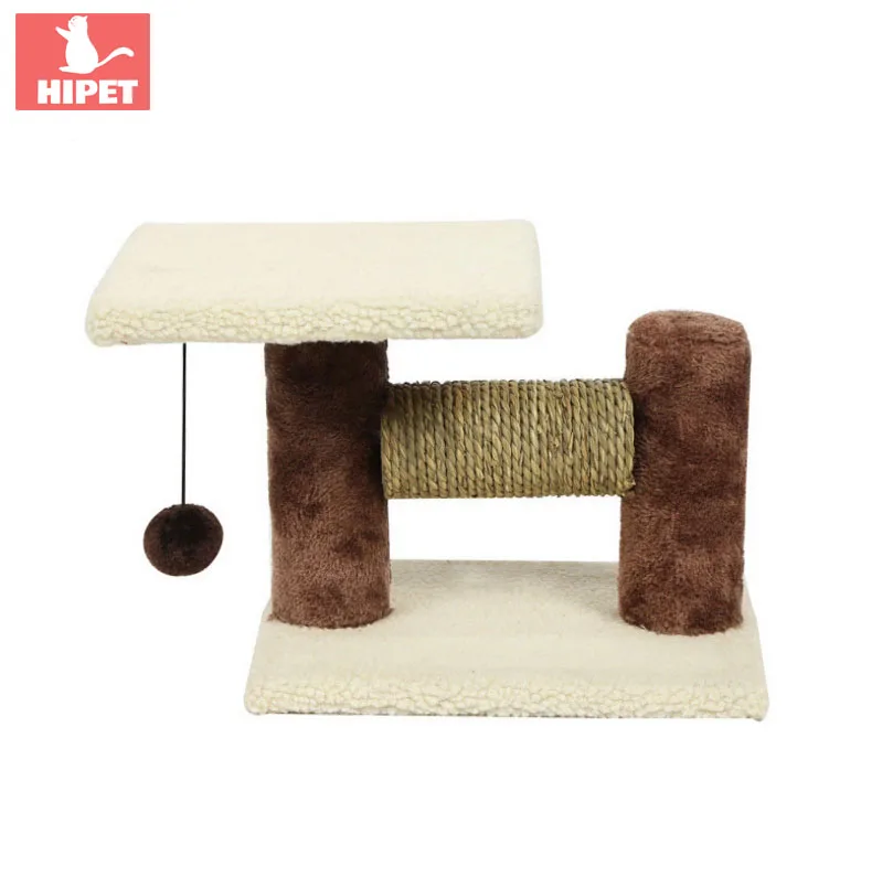 

Four seasons general purpose cat climbing frame toy small pet cat resting Jumping Training Toy with ball Furniture protector