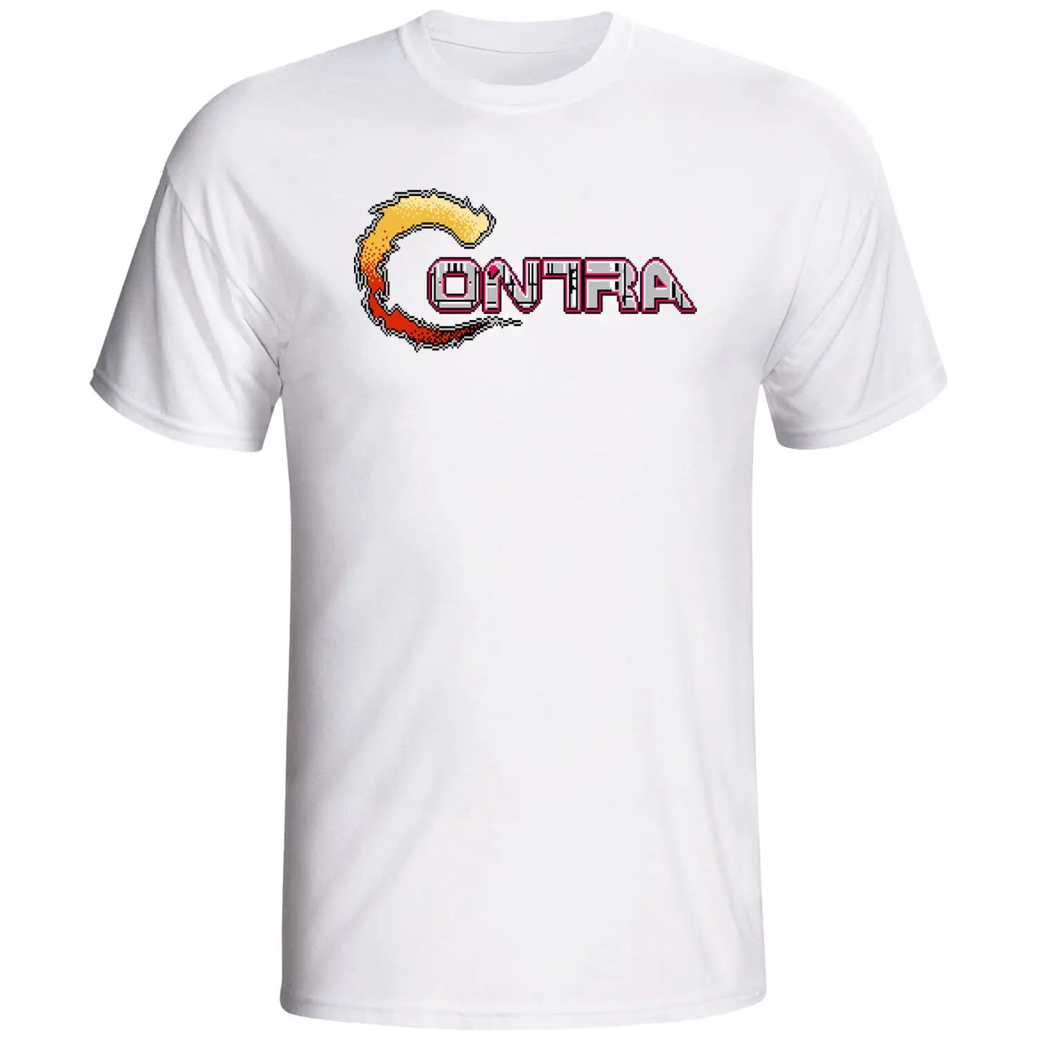 

contra shirt konami retro video game