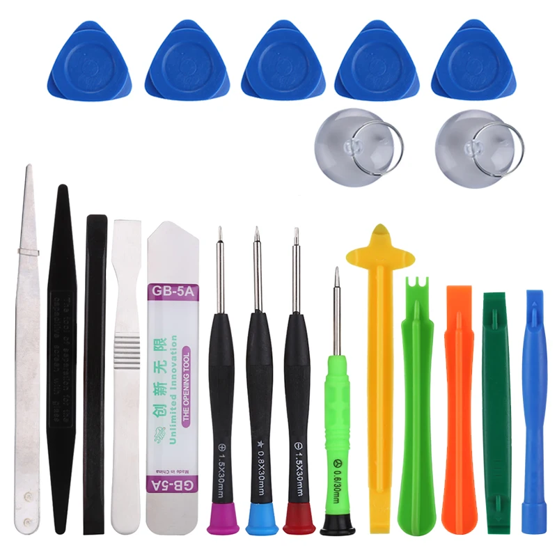 

21 in 1 Spudger Pry Opening Tool Screwdriver Set for iPhone X 8 7 6S 6 Plus Mobile Phone Repair Tools Kit Hand Tools Set
