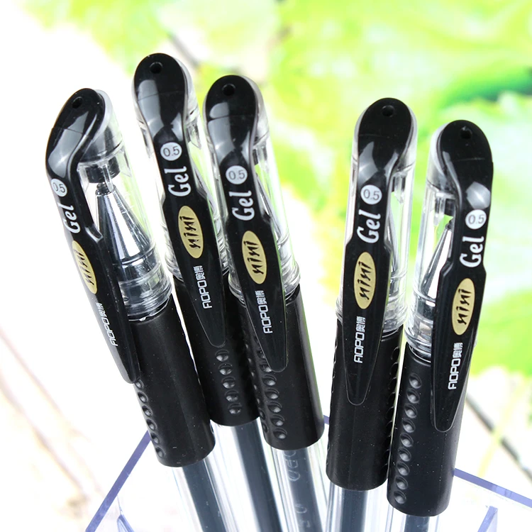 

12pc Pigment Liner Art pen Black gel pen for drawing sketch cartoon marker signature School Supplies Stationery