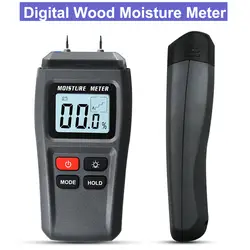 MT10 два контакта цифровой Деревянный измеритель влажности 0-99.9% для определения влажности древесины тестер древесины влажной детектор с