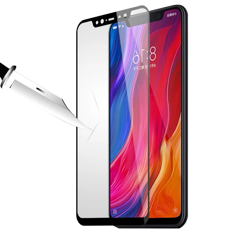 الزجاج المقسى على ل xiaomi 8 mi 8 لايت واقي للشاشة ksio mi mi 8 لايت ضوء xio mi 8 xiaom tremp xiaomei طبقة رقيقة واقية