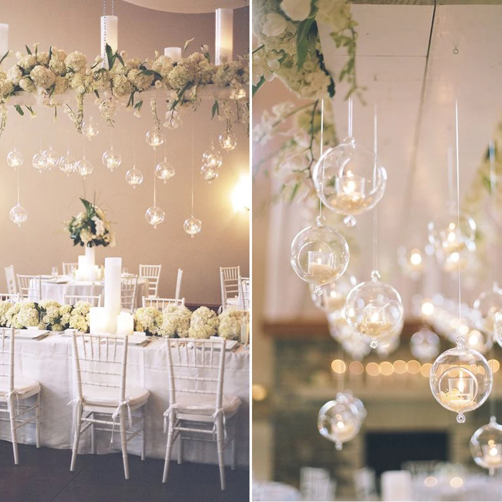 10pcs Hanging Glass Terrarium Hang Over Flower