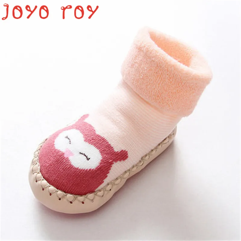 Joyo roy baby non slip shoes socks Winter thickening cartoon cotton