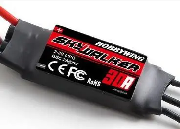 Hobbywing SKYWALKER ESC 2-6s 15A/20A/40A/50A/60A/80A встроенный bec UBEC бесколлекторный р/у Вертолет Самолет Квадрокоптер