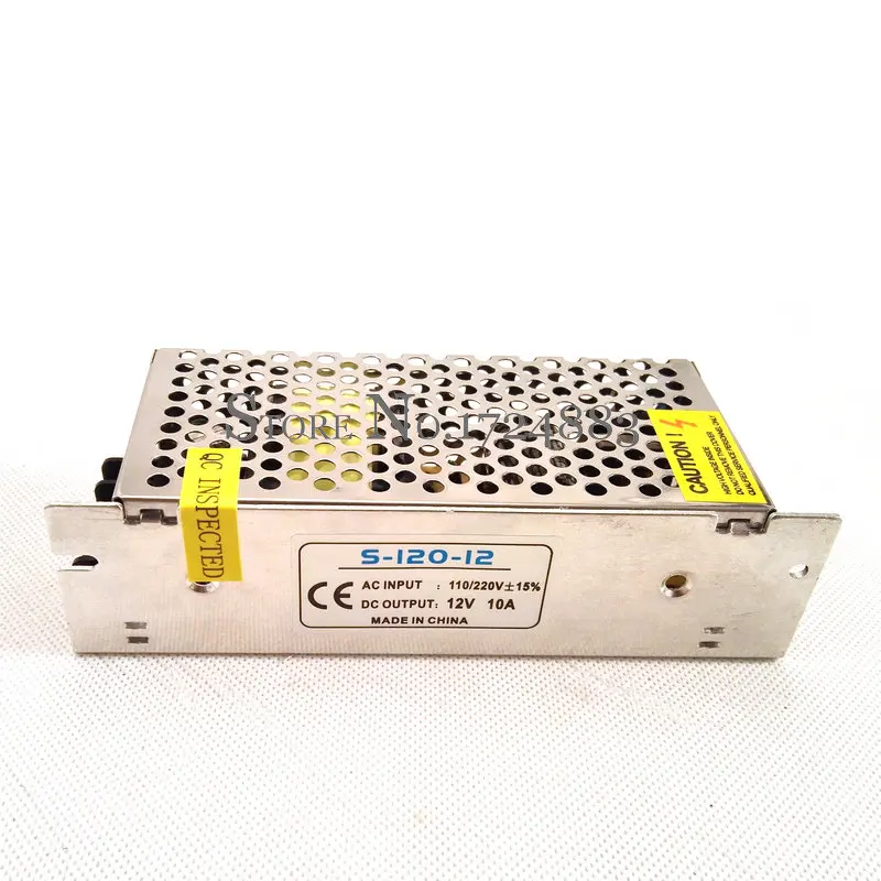 Компактный 12VDC 10A 120 Вт мини-драйвер импульсного источника питания для камеры монитора/Светодиодная лента 142*60*38