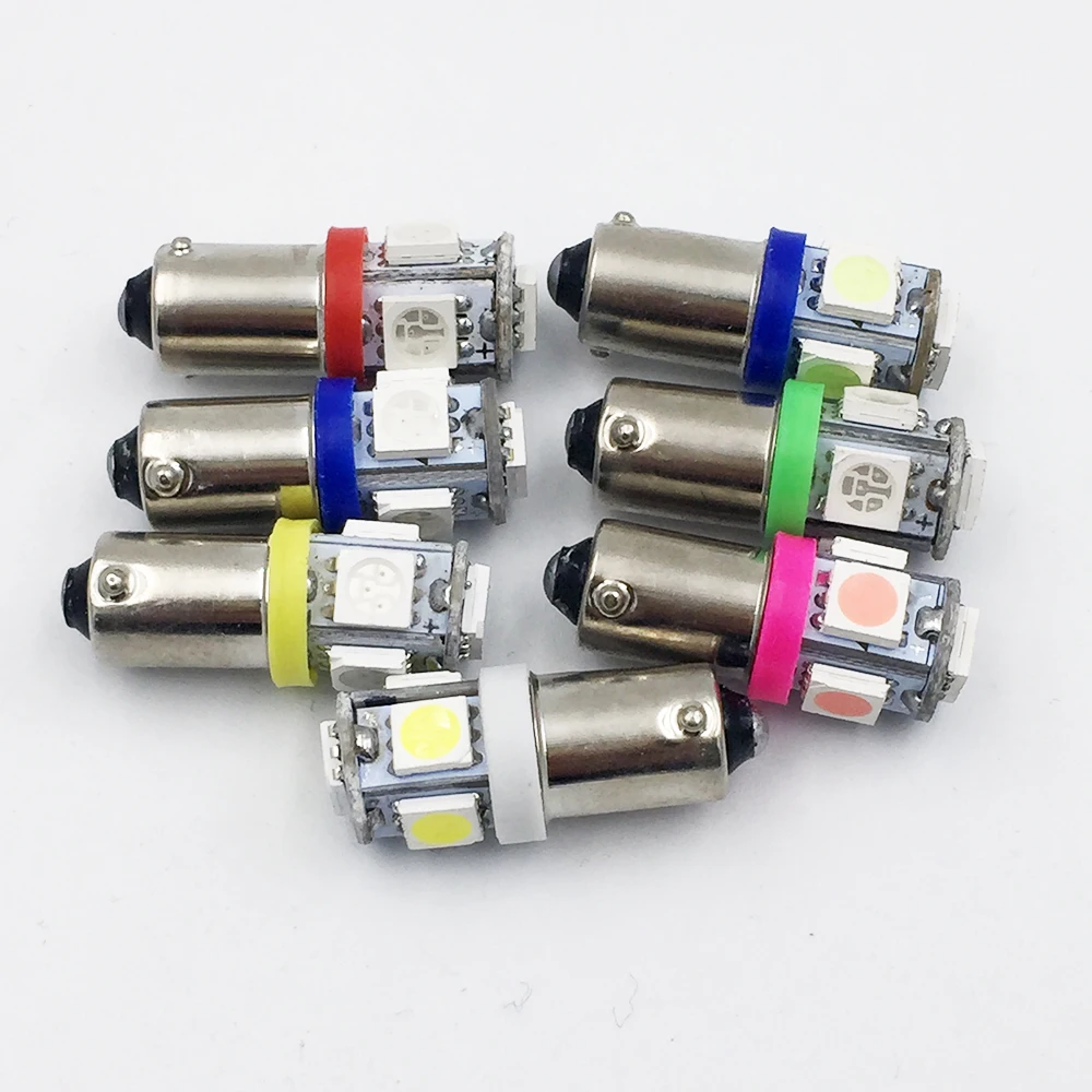 YSY 4 шт. BA9S 5SMD 5050 Автомобильная светодиодная лампа 12В/24В Ксеноновые лампочки