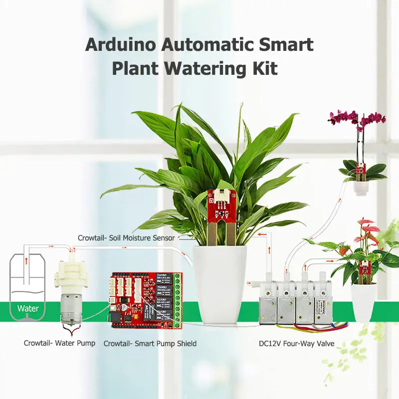 ﻿Buy Elecrow Automatic Smart Watering Kit for Arduino Electronic DIY