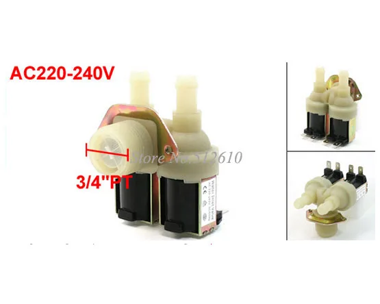 

Used For LG Samsung Siemens Haier Washing Machine Inlet Valve Double-headed Drum Small Opening Inlet Valve Solenoid Valve