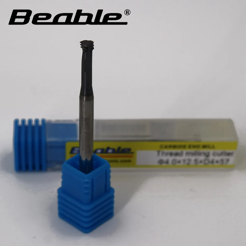 Beable tools thread cutter tool M5*0.8*D4*57 carbide cutter Metal end