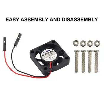 

Transparent Acrylic Case Cooling Fan Set Heat Sinks For Raspberry Pi 2/3 / B+