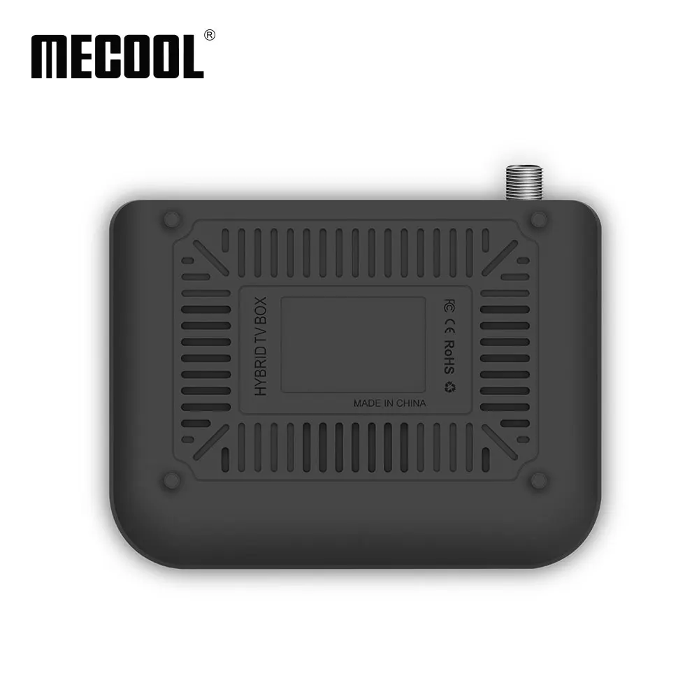 MECOOL M8S Plus DVB-S-S2 Android 7,1 ТВ приставка 1 ГБ ОЗУ 8 ПЗУ Amlogic S905D Восьмиядерный 100 м 4 к H.265 2,4G WiFi телеприставка IP