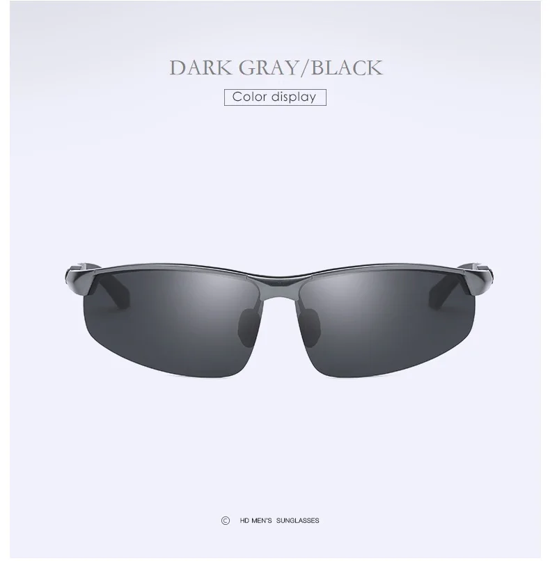 YSO солнцезащитные очки Для Мужчин Поляризованные UV400 алюминиево-магниевым так рамки солнцезащитные очки для вождения очки без оправы аксессуар для Для мужчин 3121
