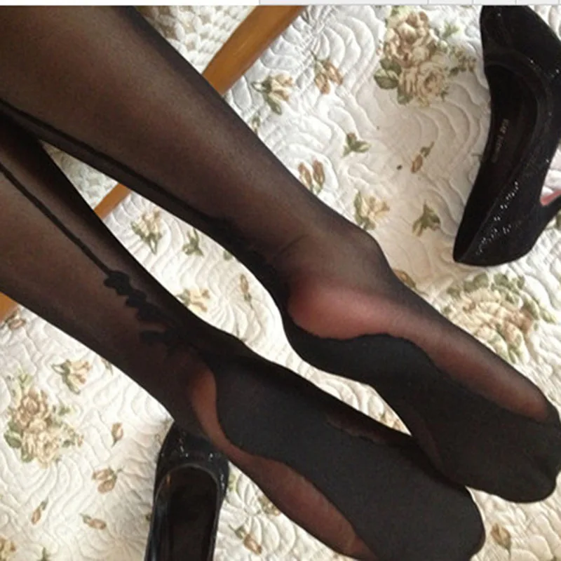 

Popular Summer Sexy Thin Style Women English alphabet Ladies Stockings Solid Color Pantyhose Tights Gift