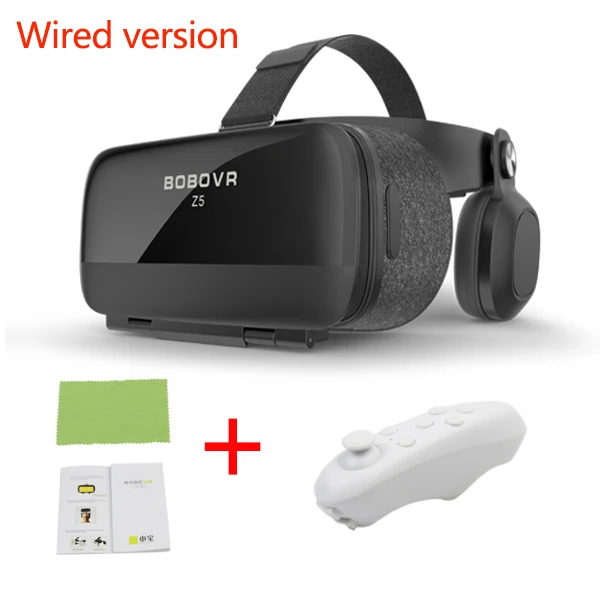 VR Z51-032 Очки виртуальной реальности BOBOVR Bluetooth очки виртуальной реальности BOBOVR Z5 виртуальной реальности VR очки Google картонные очки виртуальной реальности VR очки с наушники для смартфона Очки виртуальной реальности VR игры/фильм - Цвет: VR Z51-032