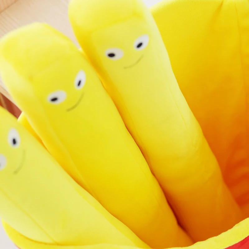 Brinquedo de Pelúcia Kawaii de Pelúcia Criativo Simulação Fast Food French Fries Travesseiro Pizza Almofada Bonito Macia Super Qualidade Criança Presentes 9 de Pelúcia Macia Super qualidade Criança Presentes