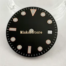 28,5 мм черный циферблат Калибр ETA 2836 DG2813/3804 Miyota 82 серии движения