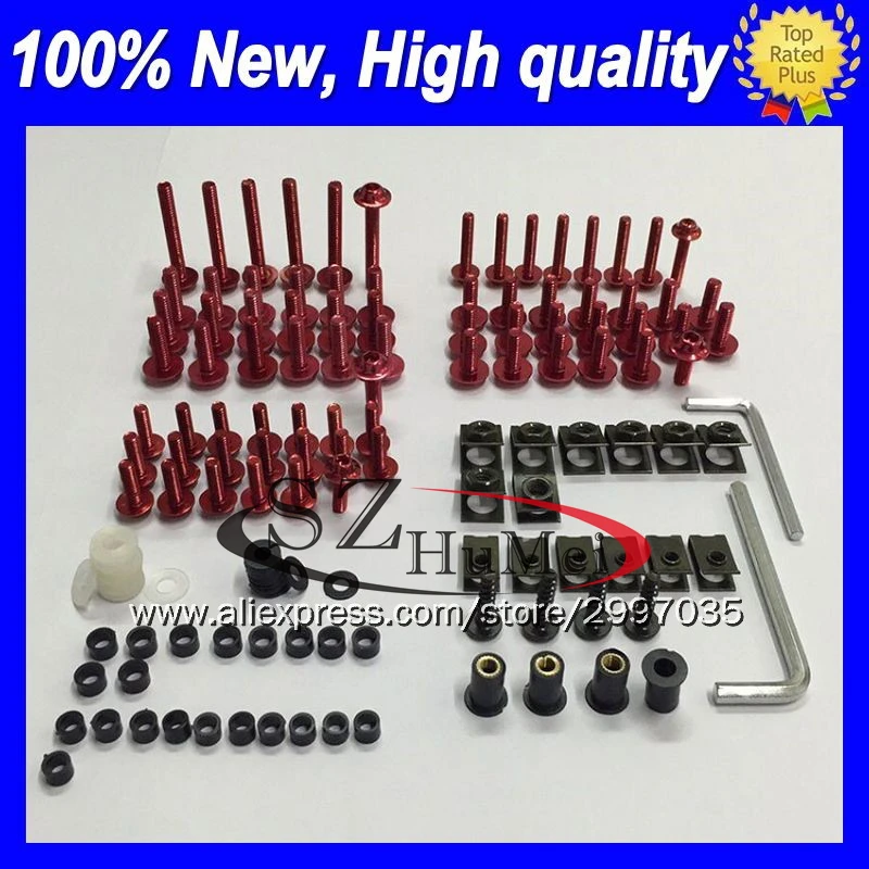 

Fairing bolt full bolts kit For HONDA CBR1000RR 04 05 06 07 CBR1000 RR CBR 1000 RR 2004 2005 2006 Windscreen screw screws Nuts