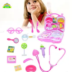 14 шт. детский игровой дом головоломка игрушка «Доктор» набор мальчик девочка имитаций врача ролевая игра доктор игра