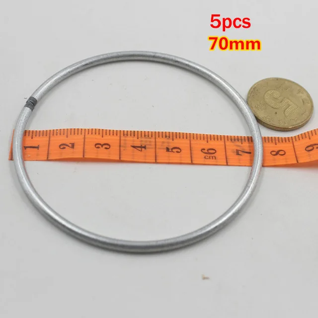 1 упак./лот большой Ловец снов круг кольцо ремесло 35-180 мм металлические кольца для мечта Ловушки для обручи подвесные аксессуары для изготовления украшений своими руками