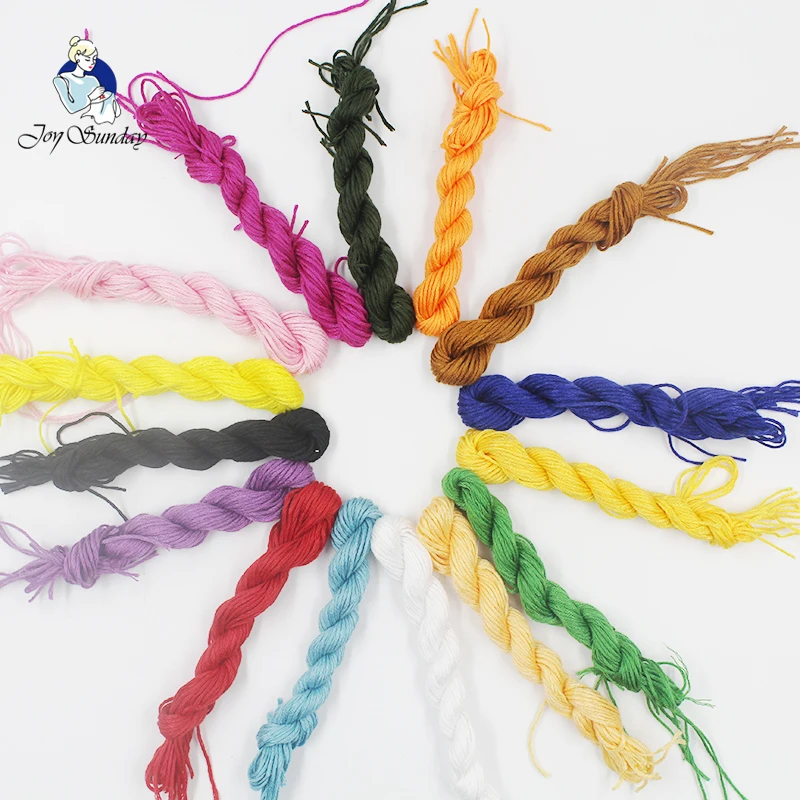 

JOY SUNDAY,DMC962-3022 Embroidery Floss Cross Stitch Thread 10PCS/lot 1.2M Cross-stitch kit Crossstitch DIY Sewing Skeins Craft