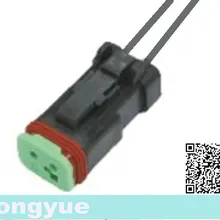 Longyue-longyue 10 шт. Универсальный 2 way герметичные deutsch РАЗЪЕМ Пигтейл-подключение жгут 15 см провода