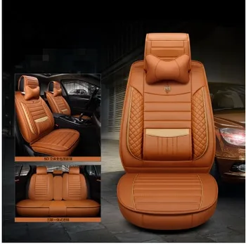 

Good quality & Free shipping! Full set car seat covers for Volkswagen Touareg 2017-2011 breathable comfortable car seat cushion