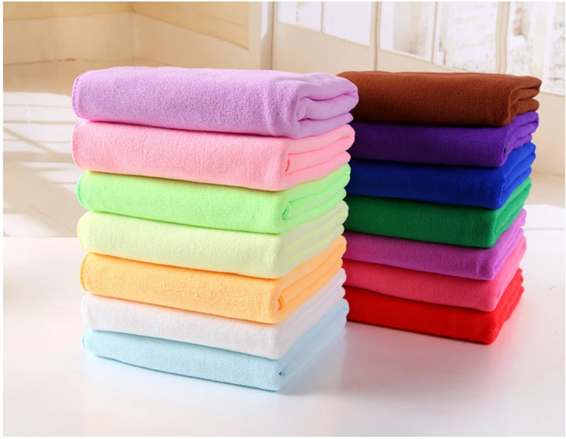 30*70cm Car Wash Towel Cleaning Tool 4 Colors Ultra Soft Microfiber Cloth for Car Wax Polish Car-styling Auto Care Detailing