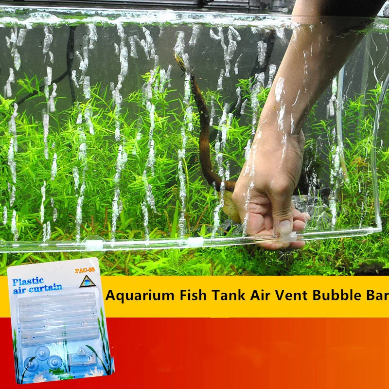 

Aquarium Fish Tank Accessories Curtain Plastic Air Vent Bubble Bar Release Diffuser Set akvaryum dekor aceesorios para acuarios