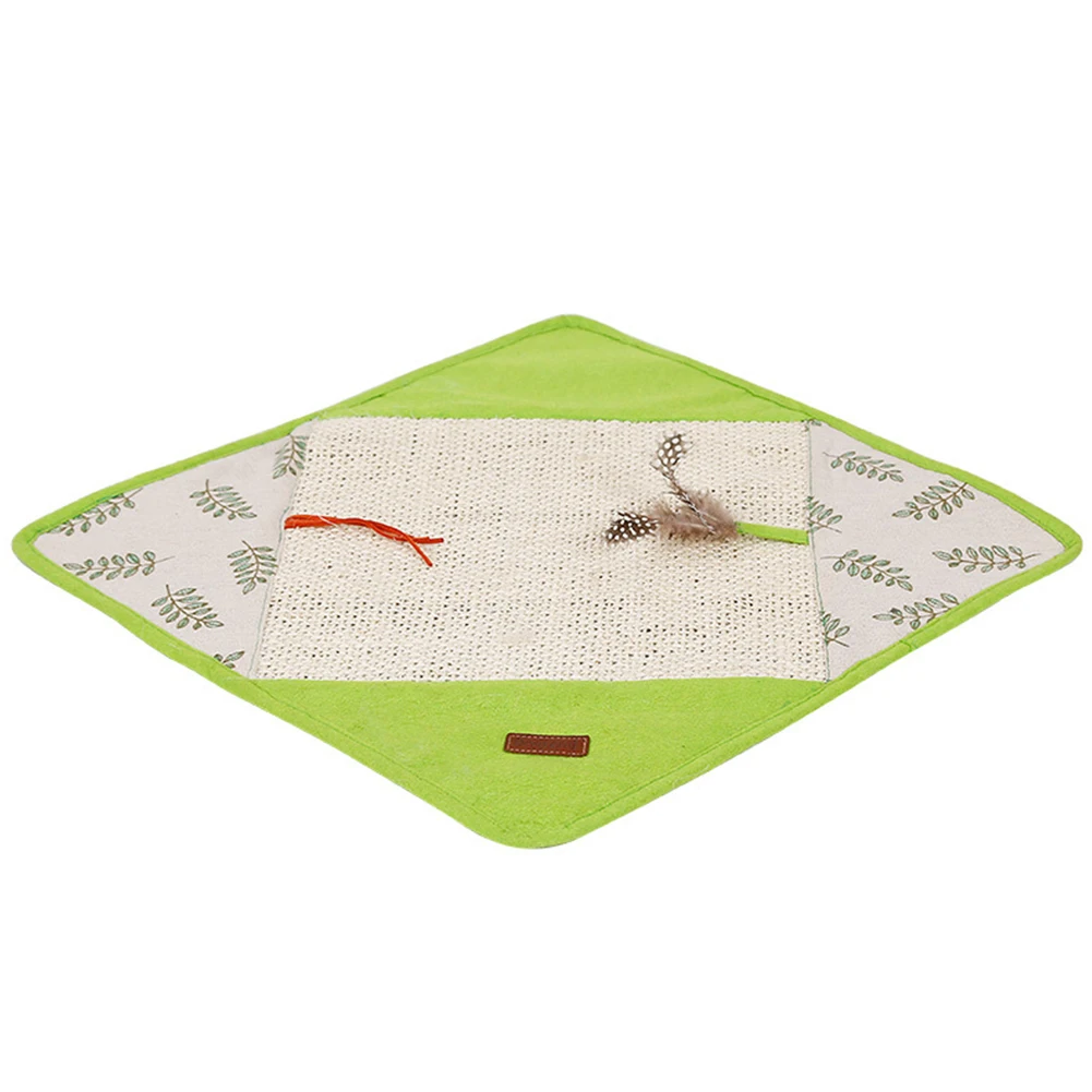 

Multifunction With Sound Paper Sleeping Eco-friendly Scratch Mat Sisal Gifts Cat Toy Play Interactive Catching Blanket Claw Pad
