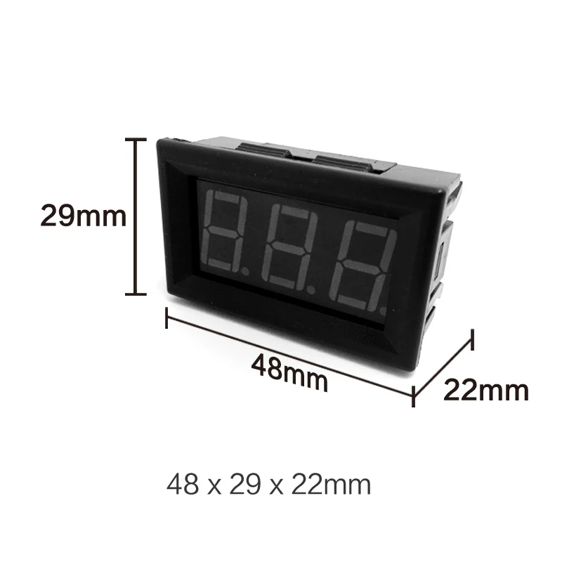 DIY DC2.5-30V DC 0-100 в 2/3 провода красный светодиодный измеритель напряжения панель Цифровой вольтметр тестер электрические инструменты для автомобиля авто