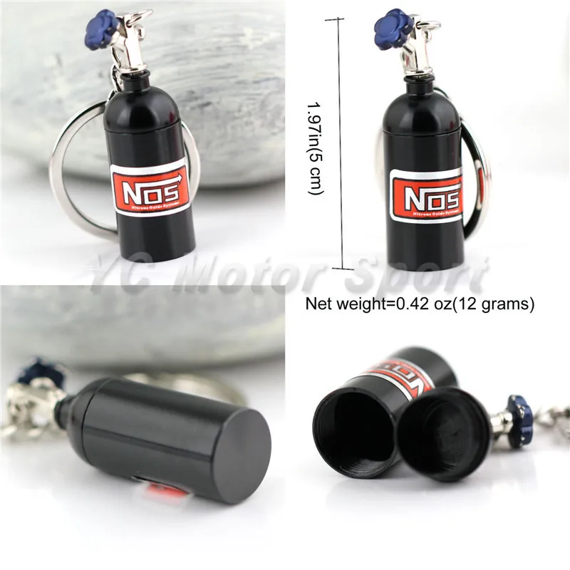 Free Shipping NOS Auto Part Mini Tank Nitrous Oxide Bottle Black Color