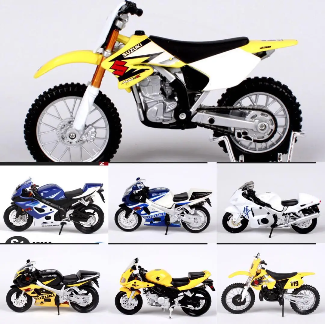 1:18 Масштаб мотоциклов моделирование литья под давлением модель игрушки Suzuki GSX 1300R