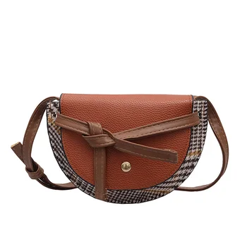 

Semicircle Design Women Bag Personality Fashion new Leather Crossbody Bags over Shoulder 2019 Small Summer Lady Totes Sac a Main