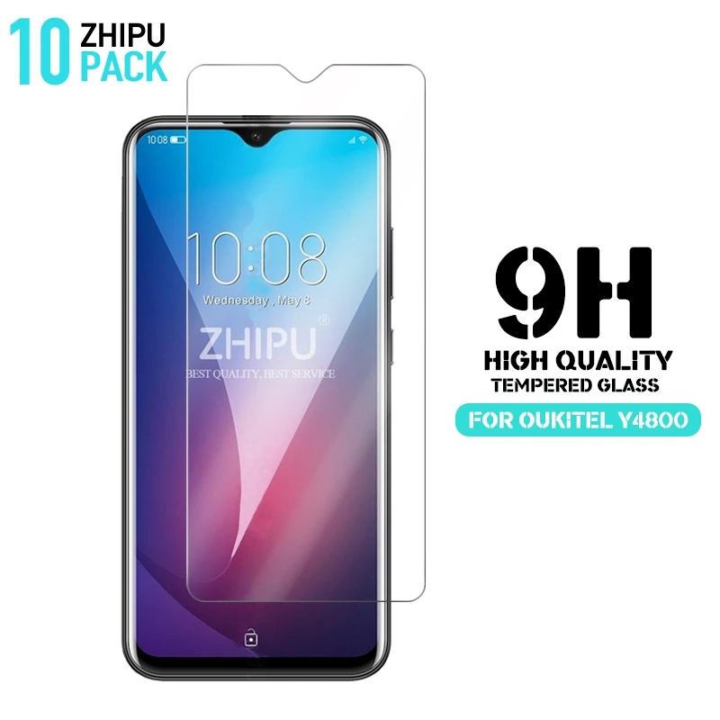 

10 Pcs Tempered Glass For Oukitel Y4800 Glass Screen Protector 2.5D 9H Premium Tempered Glass For Oukitel Y4800 Protective Film