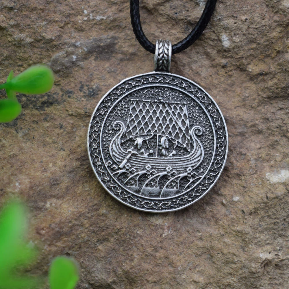 Ожерелье с кораблем Norse ожерелье лодкой SanLan|pendant necklace|viking necklacejewelry necklace |