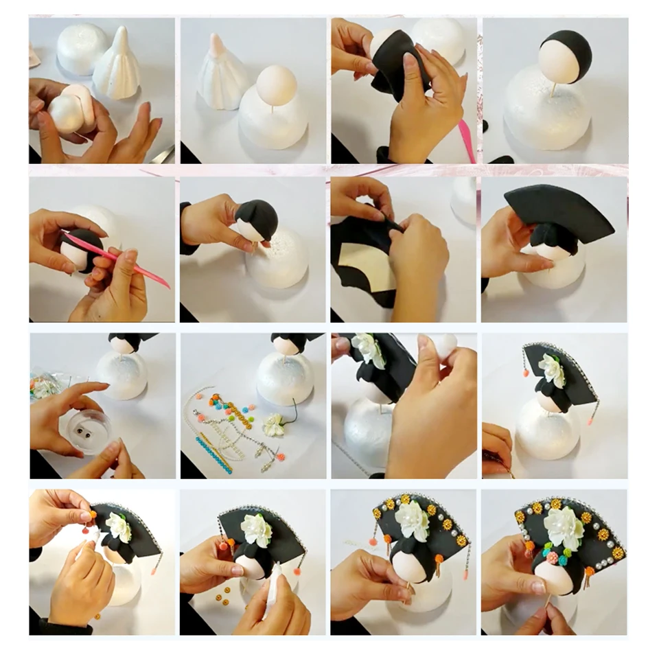 DOLLRYGA Slime Doll Set DIY Handwork Clay Chinese Traditional Doll with Dress and Headwear Christmas Birthday Gift For Girls DOLLRYGA Slime Doll Set DIY Handwork Clay Chinese Traditional Doll with Dress and Headwear Christmas Birthday Gift For Girls