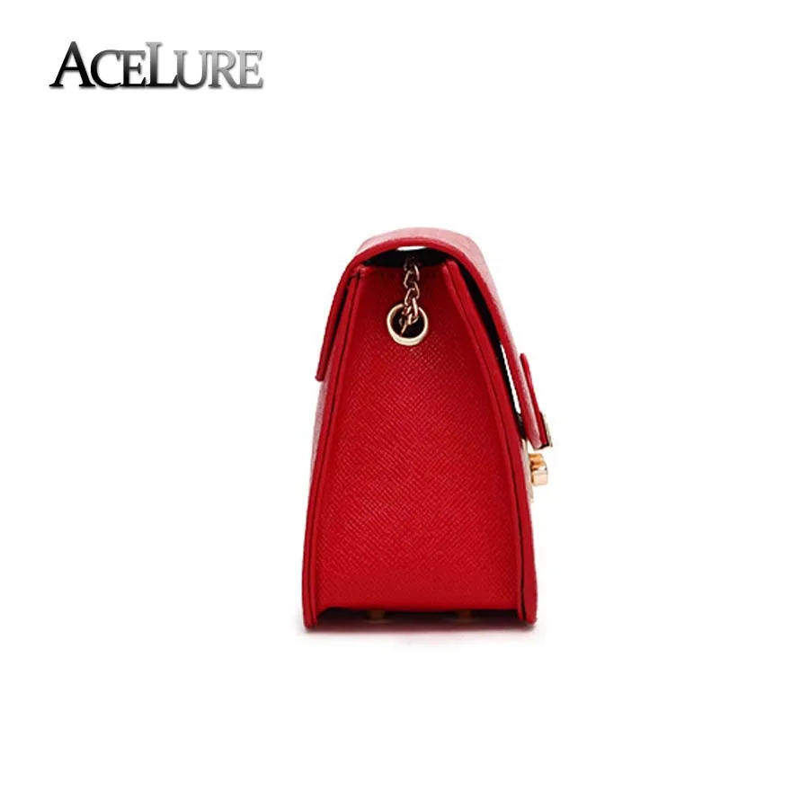 ACELURE Summer Brand Bags Women Leather Handbags Chain Small Women Messenger Bag Candy Color Women Shoulder Bag Party Lock Purse ACELURE Summer Brand Bags Women Leather Handbags Chain Small Women Messenger Bag Candy Color Women Shoulder Bag Party Lock Purse