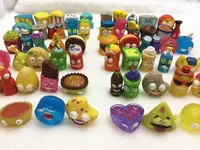 20 шт./лот популярный мультфильм Аниме фигурки героев игрушки горячий мусор Лось Grossery банда модель игрушки куклы Дети Рождественский подарок - изображение